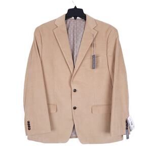 Michael Kors Mens Classic Fit Corduroy Sport Coat 44R Camel Tan Cotton NWT